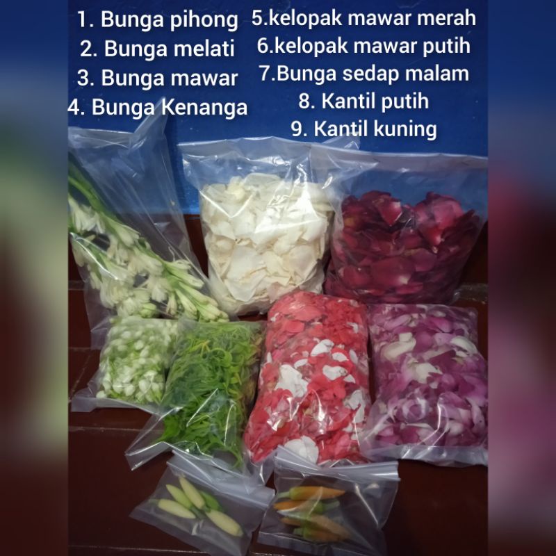 kembang 9 rupa / bunga 9 rupa / paket mandi