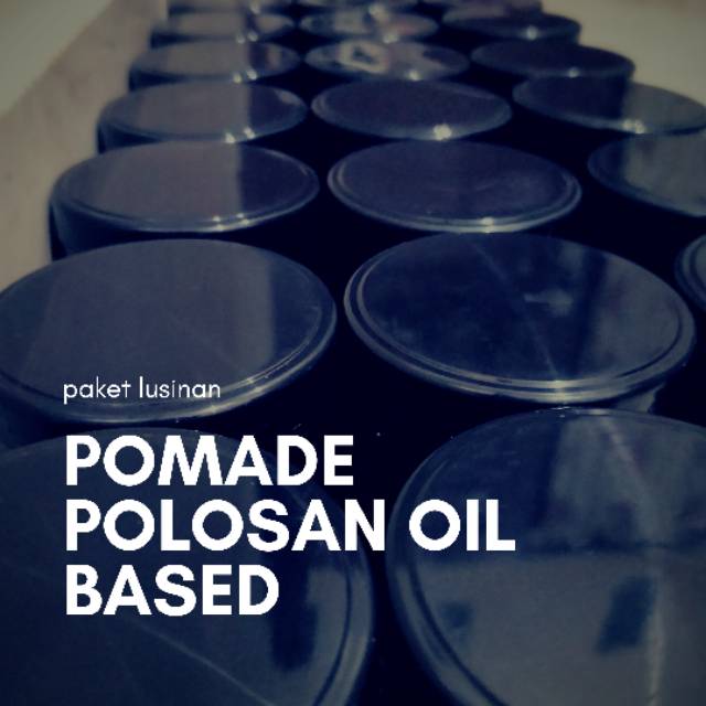 POMADE polosan oil based 50 gram custom Pomade oil based pade Tampa label paket usaha untuk menjadi 