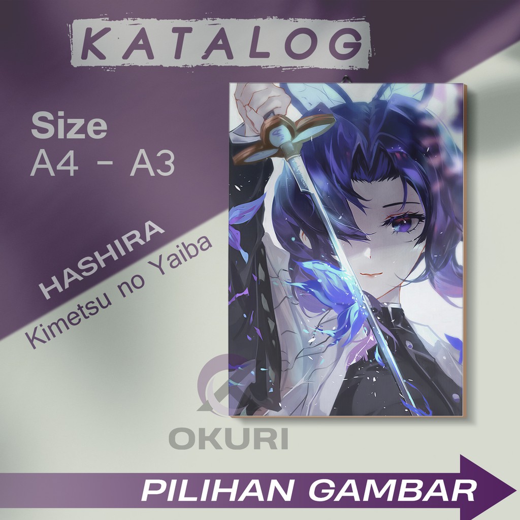 Suplier Kimetsu No Yaiba Hashira - Poster Anime Papan Hiasan Dinding Hiasan Kamar Wall Decor y96Nzj3UYz6kGj