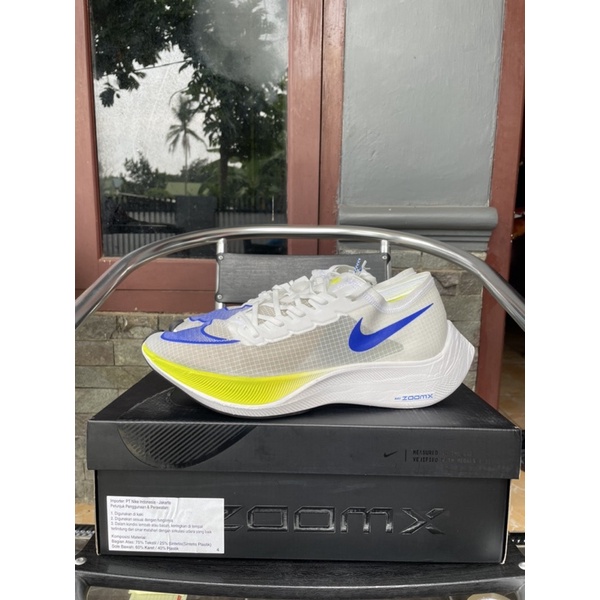Nike Vaporfly Next% White blue Racer Ekiden original Resmi 100%