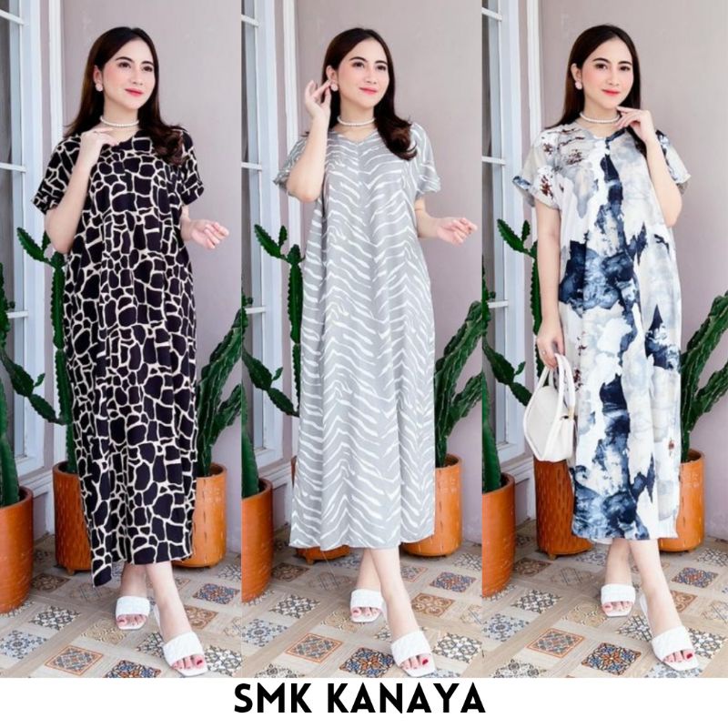 Daster SMK Kanaya Daster semata kaki Daster Habel Rayon Premium