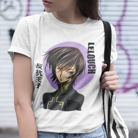 Tshirt Lelouch Britannia Anime Manga Code Geass Premium Unisex