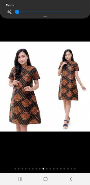 New Arrival | Dress Batik Wanita Lengan Pendek