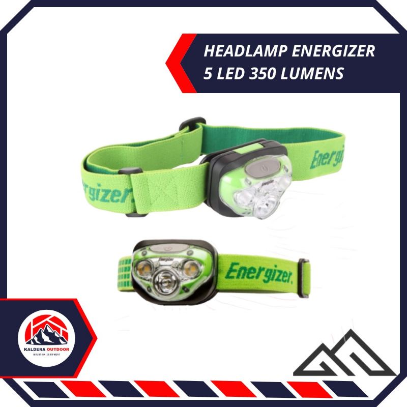 Jual Headlamp Energizer 350 Lumens 250 Lumens 60 Lumens Senter Kepala 5