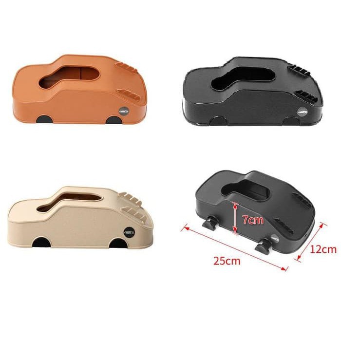 COD 646 Car Tissue Holder Card E toll Holder Mobile Phone Holder