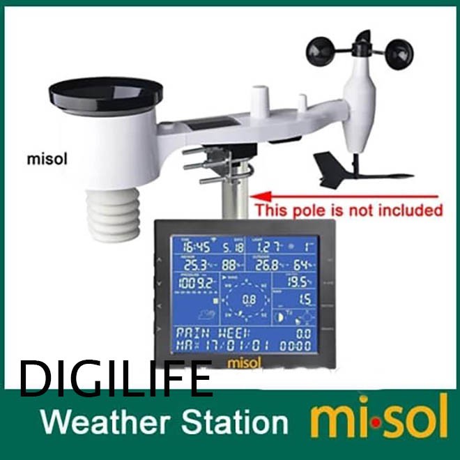 Wireless Weather Station MISOL Connect to WiFi Upload Data Web WS-2320 WS2320 WS-2320-1 WS23201