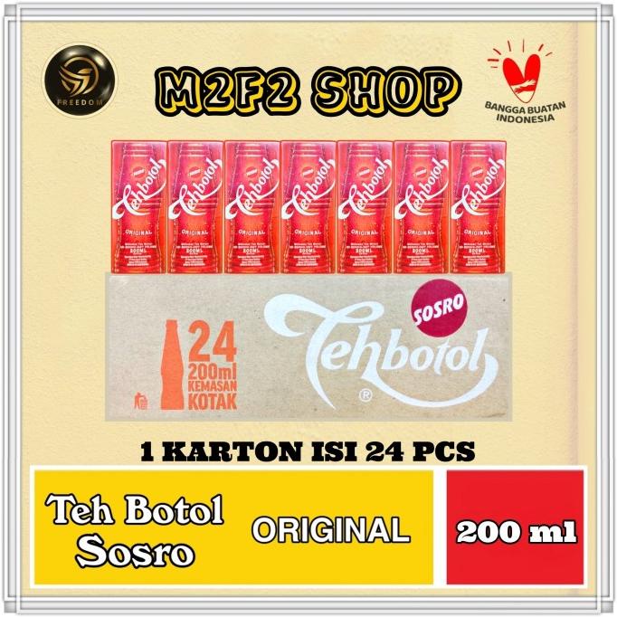 

BISA COD Teh Botol Sosro Kotak - 200 ml / Teh Kotak (Khusus Gojek/Grab)/MINUMAN COLLAGEN/MINUMAN YOYIC/MINUMAN DIET/MINUMAN PEMUTIH BADAN/MINUMAN KOREA/MINUMAN KEMASAN/MINUMAN KALENG/MINUMAN KOTAK/MINUMAN SEHAT HERBAL/MINUMAN SEHAT UNTUK TUBUH/MINUMAN