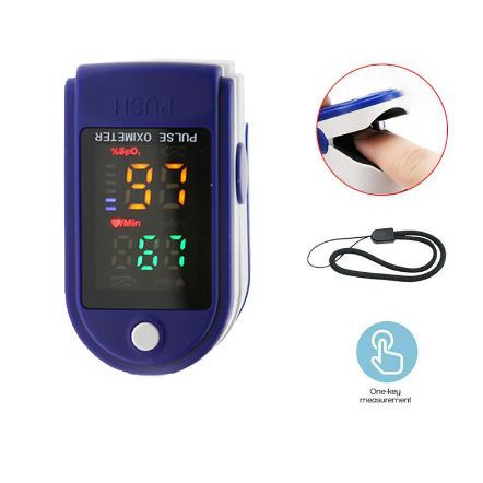 OXIMETER FINGERTIP PULSE LK87 AB-88 Alat Pengukur Kadar Oksigen Darah detak Jantung Oxymeter spO2