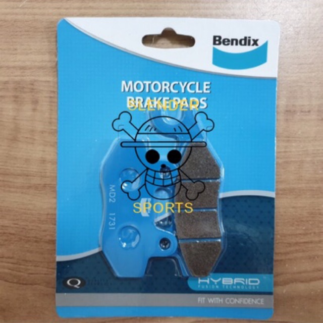 Kampas Rem Bendix MD 2 Honda Beat CB 125 NSR PHANTOM Nova Belakang