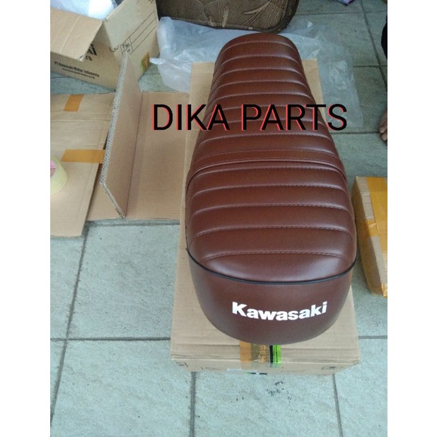 Jok Kawaski W175TR warna coklat original kawasaki