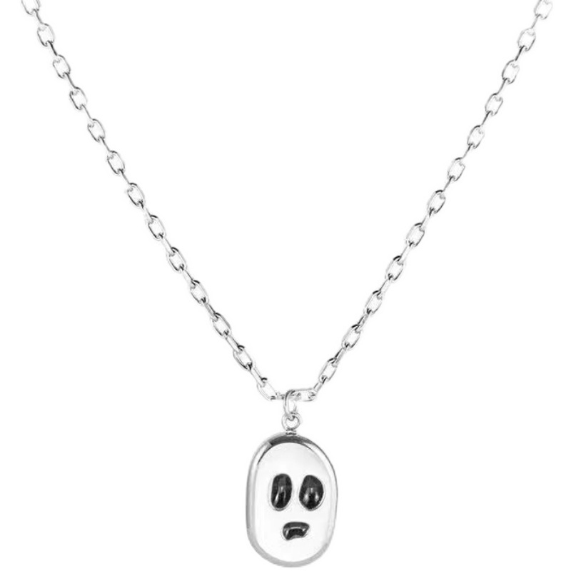 Ghost Face Necklace Accessories Hip Hop Personality Simple Trend