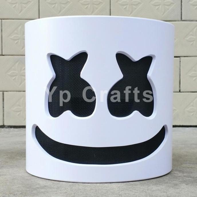 ~~~] Topeng Helm DJ Marshmello Cosplay