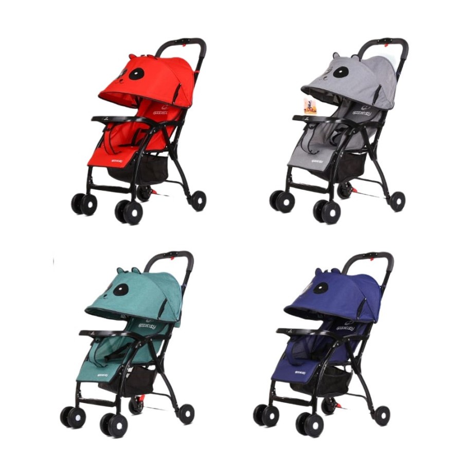 Stroller Anak Bayi Balita Kereta Dorong Stroler Spacebaby SB207 By Pacific Multi Position Recline SNI-4