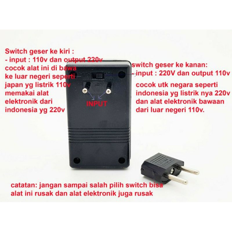 Alat Menaikan Dan Menurunkan Tegangan Listrik Step Down 100 Watt Shopee Indonesia