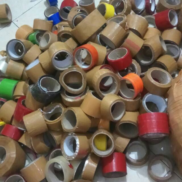 LAKBAN/SOLASI kiloan rijek pabrik, kualitas bagus, lebar random