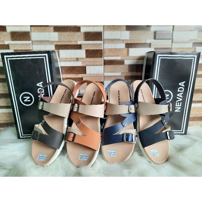 SEPATU SANDAL WANITA NEVADA PREMIUM TERBARU SENDAL JEPIT SLOP CEWEK