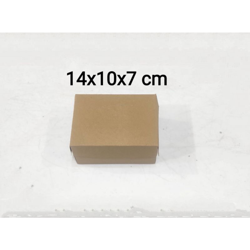 

Isi 10 pcs Kraft Dus Snack 14x10x7 cm