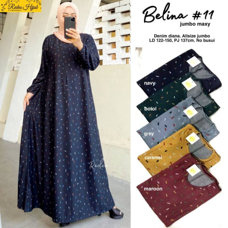 TERMURAH GAMIS ALL SIZE JUMBO LD 120-140 LIAN MAXY BELINA TAROSA
