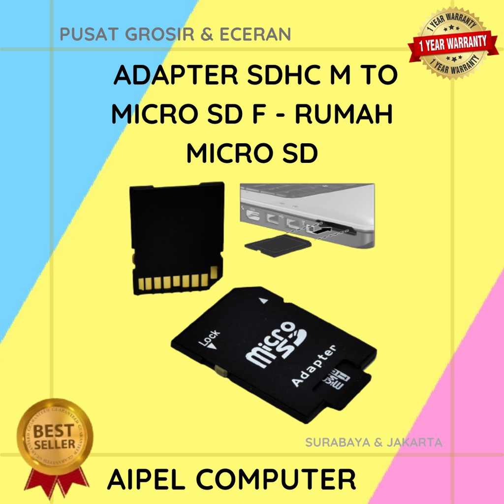 RUMAH  ADAPTER SDHC M TO MICRO SD F - RUMAH MICRO SD