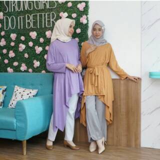 Ninna nursing tunik  baju menyusui baju busui  tunik  