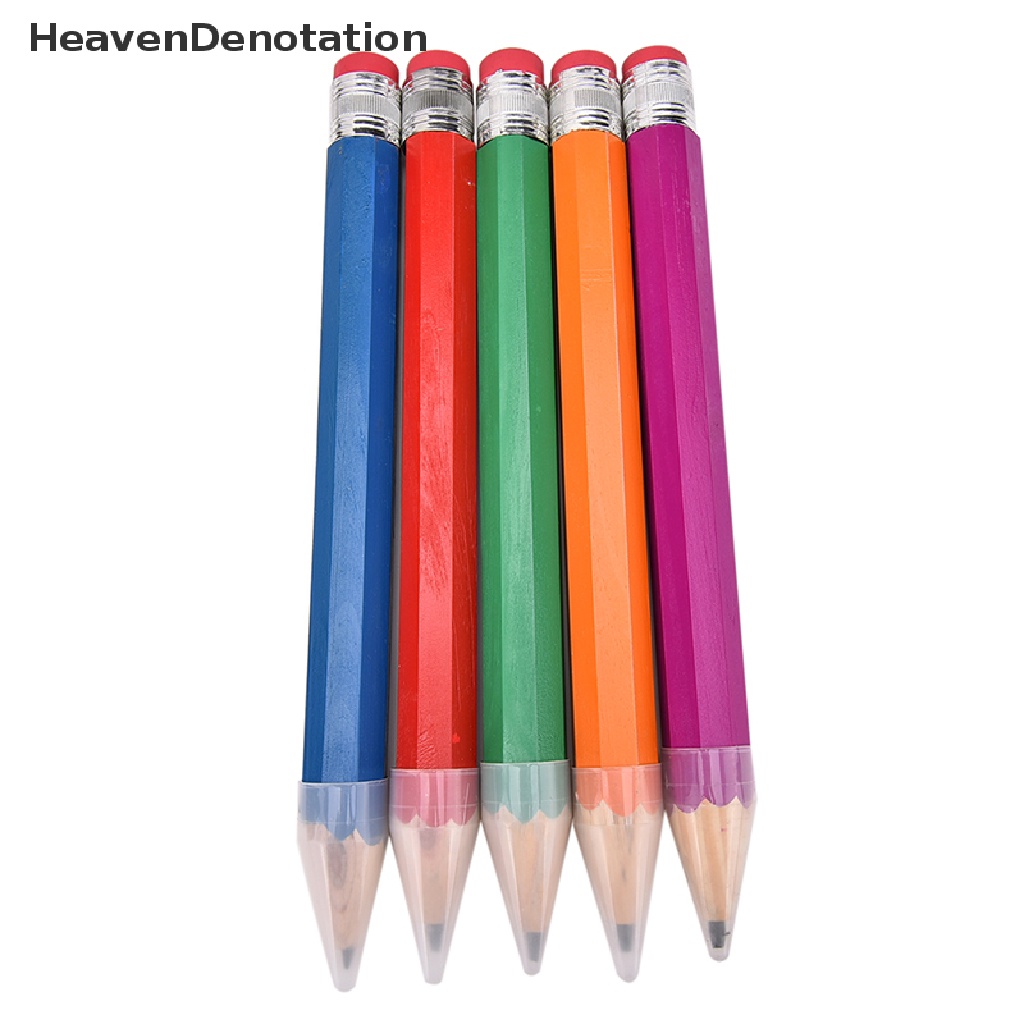 (Heavendenotation) 1pc Pensil Super Besar 35cm Untuk Anak