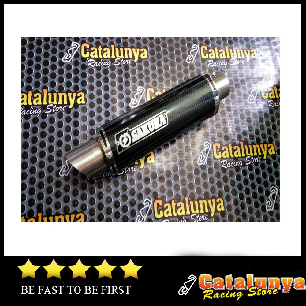 KNALPOT RACING R15 v2,v3 SAKURA CARBON