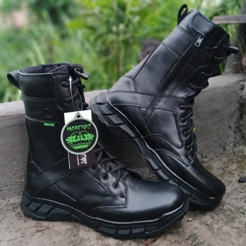 SEPATU PDL TOWER MARCHAZ KULIT ASLI SEPATU PDL TNI POLRI SECURITY SATPAM SEPATU BOOTS PRIA WANITA