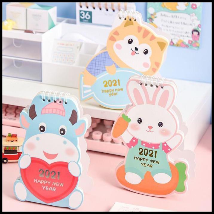 

Rd Kalender Meja 2021 Motif Lucu Import Kalender Bentuk Animals