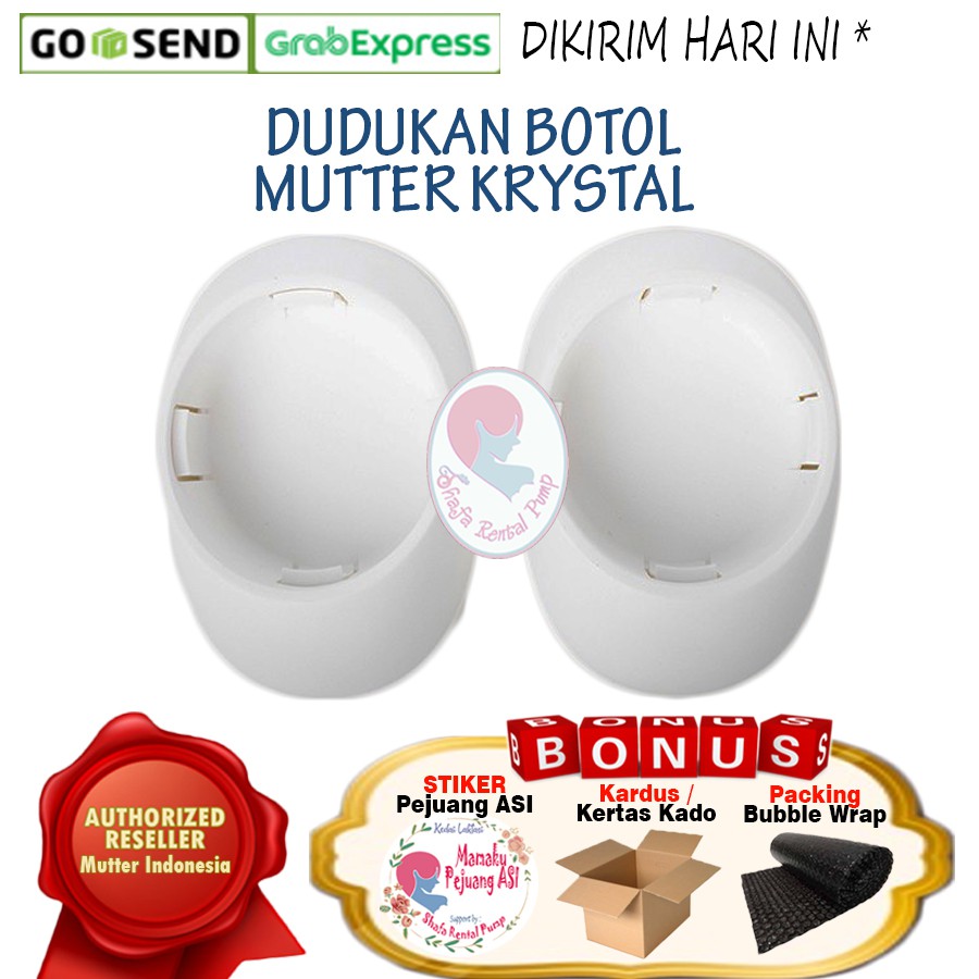 Dudukan Botol Mutter Krystal / Sparepart Mutter Krystal