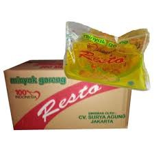 1 Dus Minyak Goreng Resto Bantal 180 ml Murah