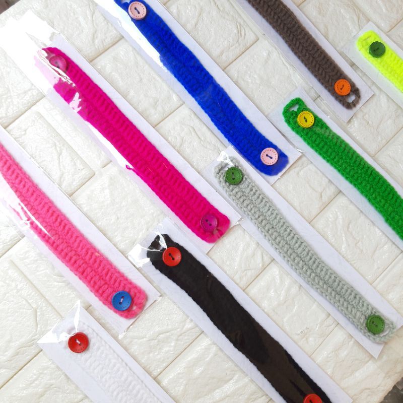 Connector Masker Rajut / Konektor Masker Handmade / Connector Masker Hijab / Tali Masker