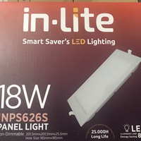 Downlight INLITE IB 18W Kotak / Downlight Panel LED Tanam Kotak