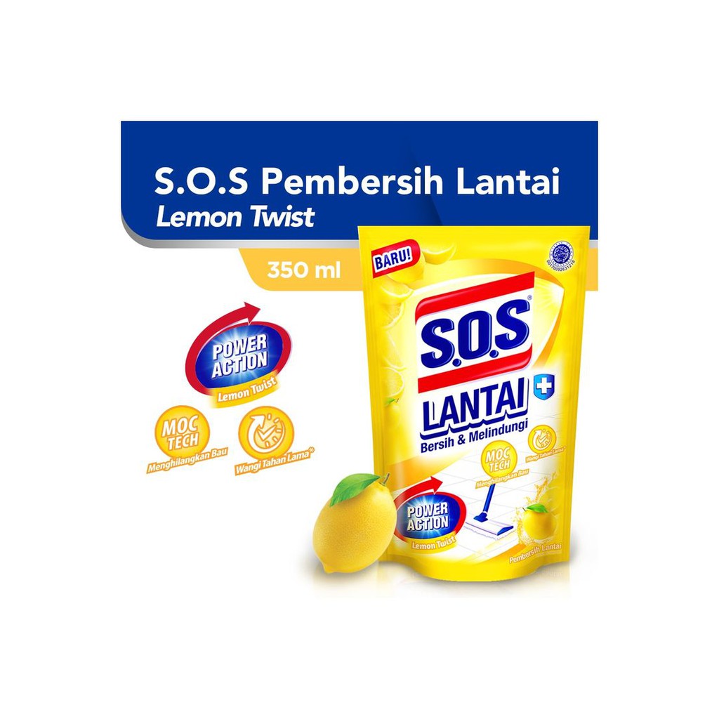 Sos Pembersih Lantai Lemon 375Ml