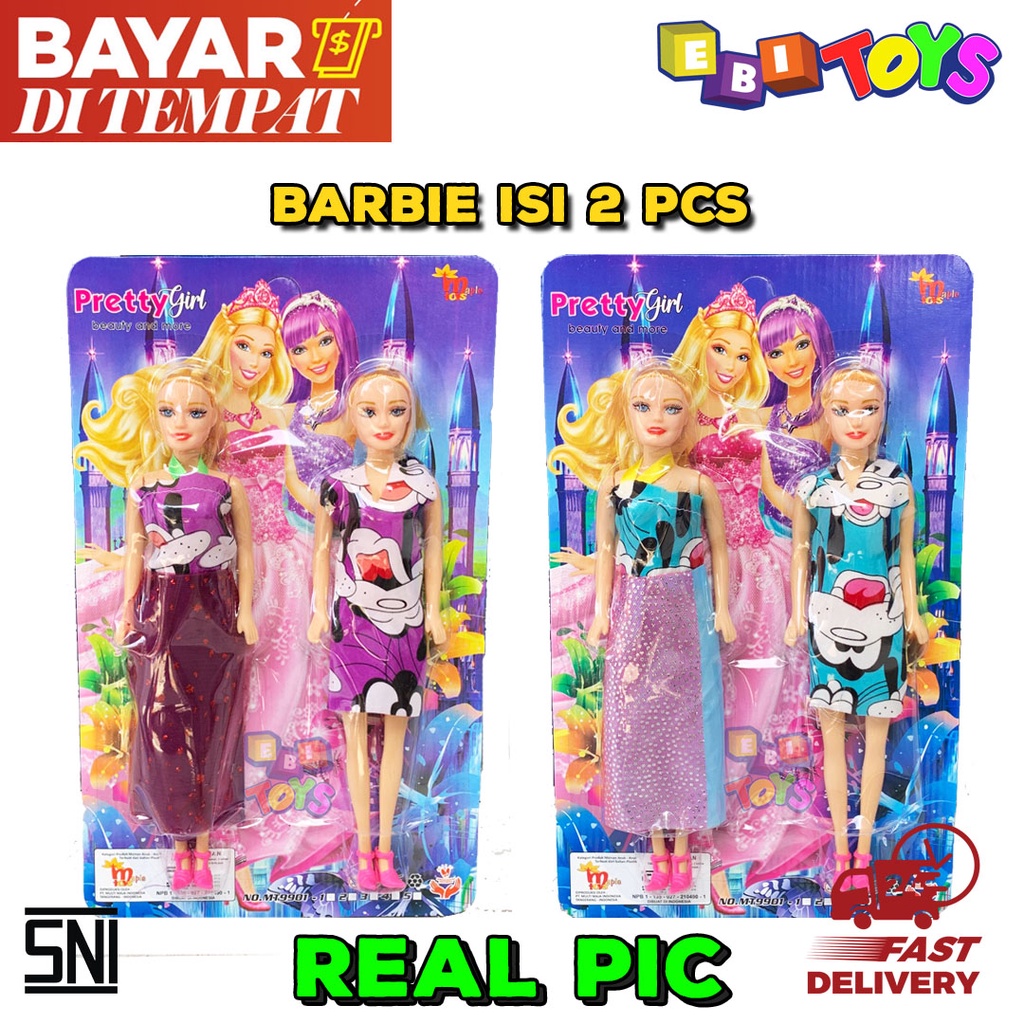 Mainan Boneka Cantik Dapat 2 Pcs Perempuan Cantik Wanita Cantik Set Isi 2 Pcs Murah Bangetttt