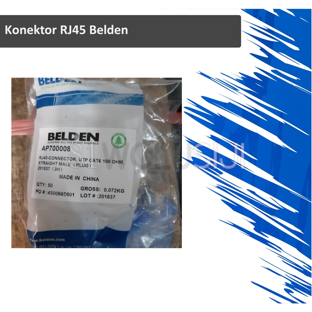 Konektor RJ45 Cat5e Belden - 50pcs