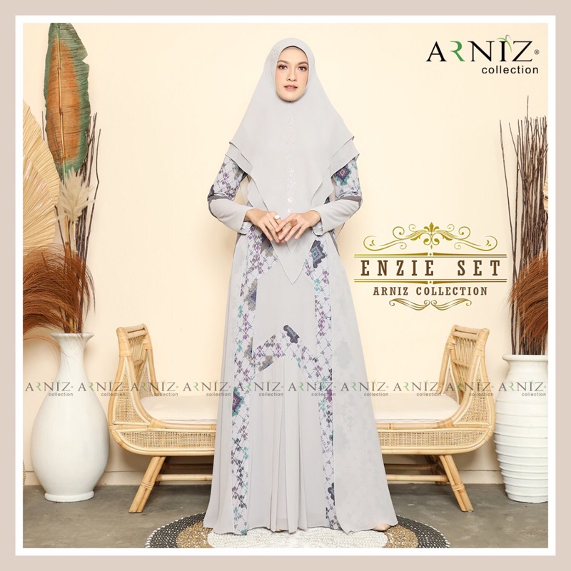 Enzie Set Syari Original By Arniz (READY SIAP KIRIM)
