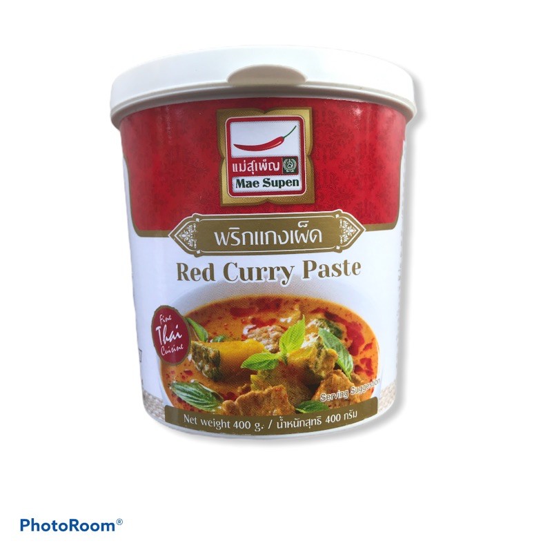 Mae Supen Red Curry Paste 400g