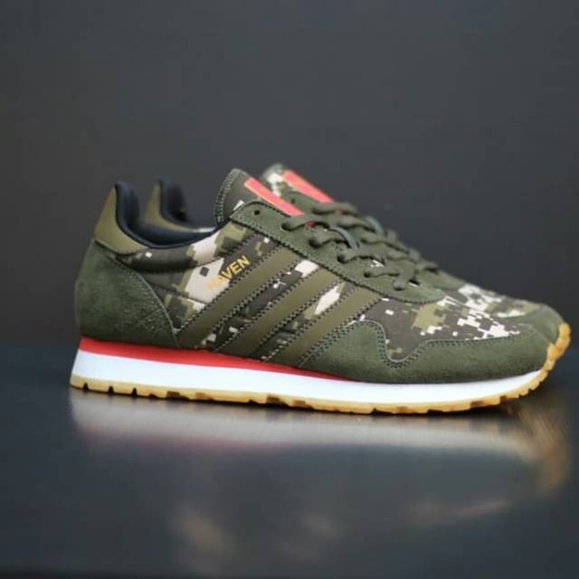 Sepatu Original Adidas Haven Camo Green