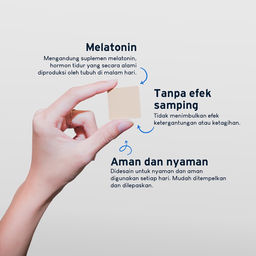 Sleep Patch - Lunafore - Melatonin - Sticker 18 Pcs - Bantu Tidur