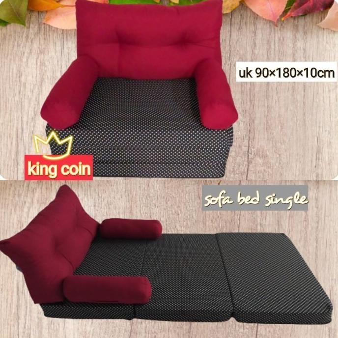 +%+%+%] Single Sofa Bed Sofabed Kasur Busa Lipat Karakter