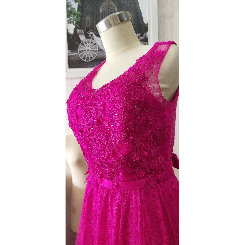 gaun pesta preloved/ gaun pesta fanta 012 ( big size)