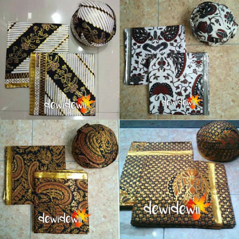 Set Jarik + Blangkon Prodo, BANYAK PILIHAN MOTIF