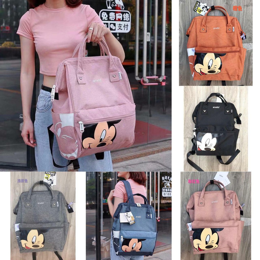 Tas Ransel Mickey Mouse Anello bag 628 - GROSIR TAS RANSEL IMPORT WANITA TERMURAH JAKARTA