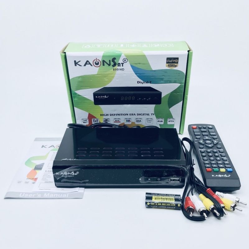 set top box Kaonsat 899 HD DVBT2.alat penerima saluran digital