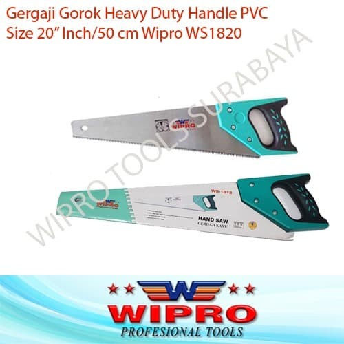 Gergaji Kayu Gorok Heavy Duty Handle PVC Panjang 20 Inch WIPRO WS1820