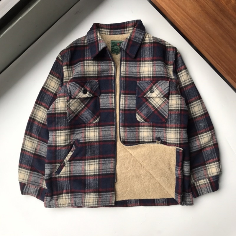 o henry plaid wool jacket second