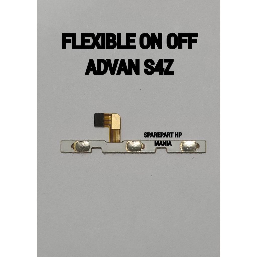 Flexible Tombol On Off Volume Advan S4Z Original Switch