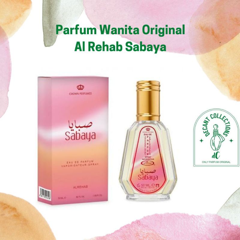 Parfum Wanita Original Al Rehab Sabaya Spray