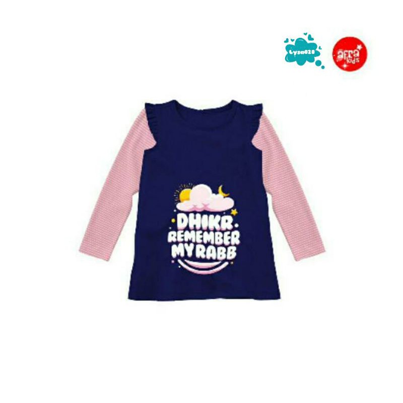 Kaos Tunik Afrakids AF250 &quot;Dhikr Remember My Rabb&quot;