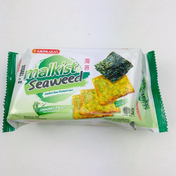 KHONG GUAN MALKIS / CRACKEERS / MALKIS ABON / MALKIST SEAWEED / 135g